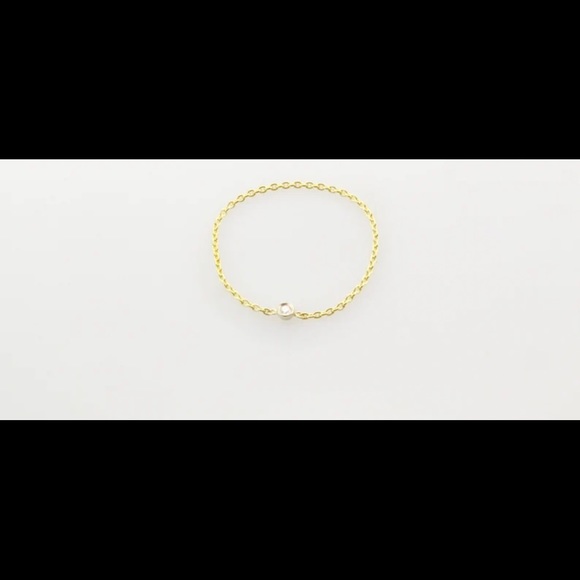 Chain and diamond ring - Picture 2 of 4